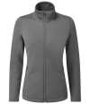 PR809 Premier Ladies Spun Dyed Recycled Zip Through Sweat Jacket Dark Grey colour image